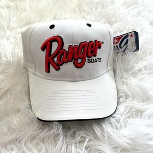 White Ranger Boats baseball cap NWT